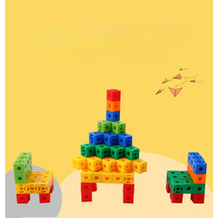 100-Piece Plastic Jigsaw Puzzle Toys for Creative Play