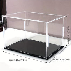 Transparent Display Case Collection Cabinet Dust Cover Model