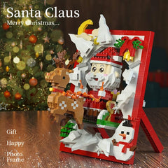 Assembly Building Blocks Christmas Tree Music Box Decorations Toys