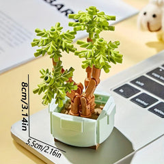 Kids DIY Succulent Potted Plant Building Blocks Kit
