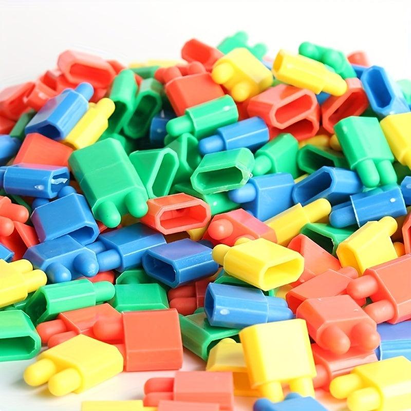 Children's DIY Plastic Bullet Building Blocks