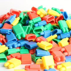 Children's DIY Plastic Bullet Building Blocks