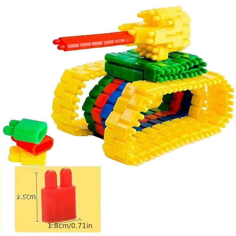 Children's DIY Plastic Bullet Building Blocks