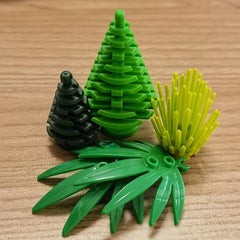 Rain Forest Scene Mix Plant Trees Grass Trees Plants Assembling Building Blocks