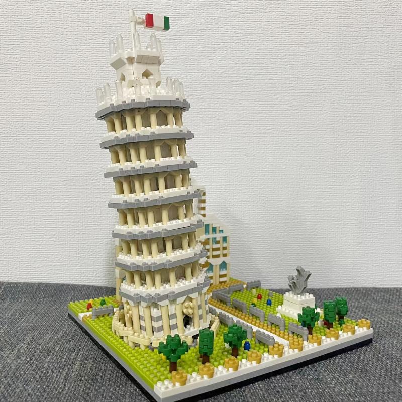 Leaning Tower Of Pisa Architectural Building Blocks