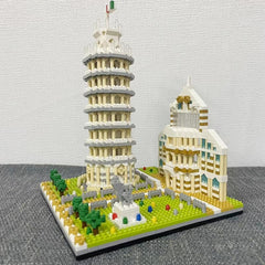 Leaning Tower Of Pisa Architectural Building Blocks