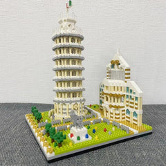 Leaning Tower Of Pisa Architectural Building Blocks