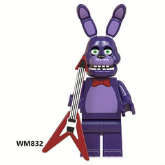 Classic Game Characters Bear Minifigures Brick Blocks Cartoon Toys Kid's