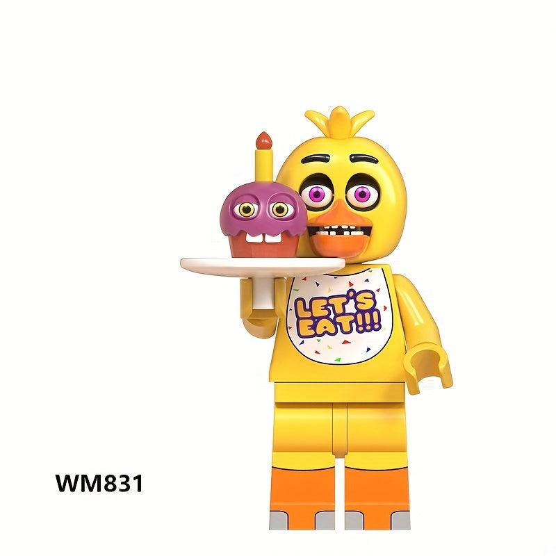 Classic Game Characters Bear Minifigures Brick Blocks Cartoon Toys Kid's