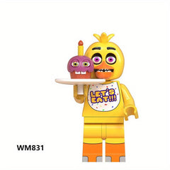 Classic Game Characters Bear Minifigures Brick Blocks Cartoon Toys Kid's