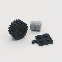 Creative City Wheel Tyre Axle Set Building Blocks for Kids