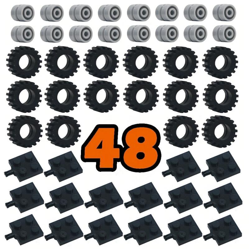 Creative City Wheel Tyre Axle Set Building Blocks for Kids