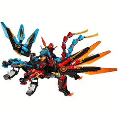Dragon Building Block Set with 2 Figures and Manual