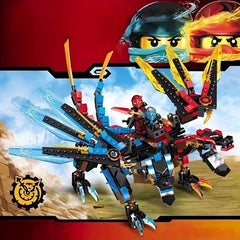 Dragon Building Block Set with 2 Figures and Manual