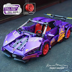 Racing Car Assembly Building Blocks Vehicle Model Bricks Toys