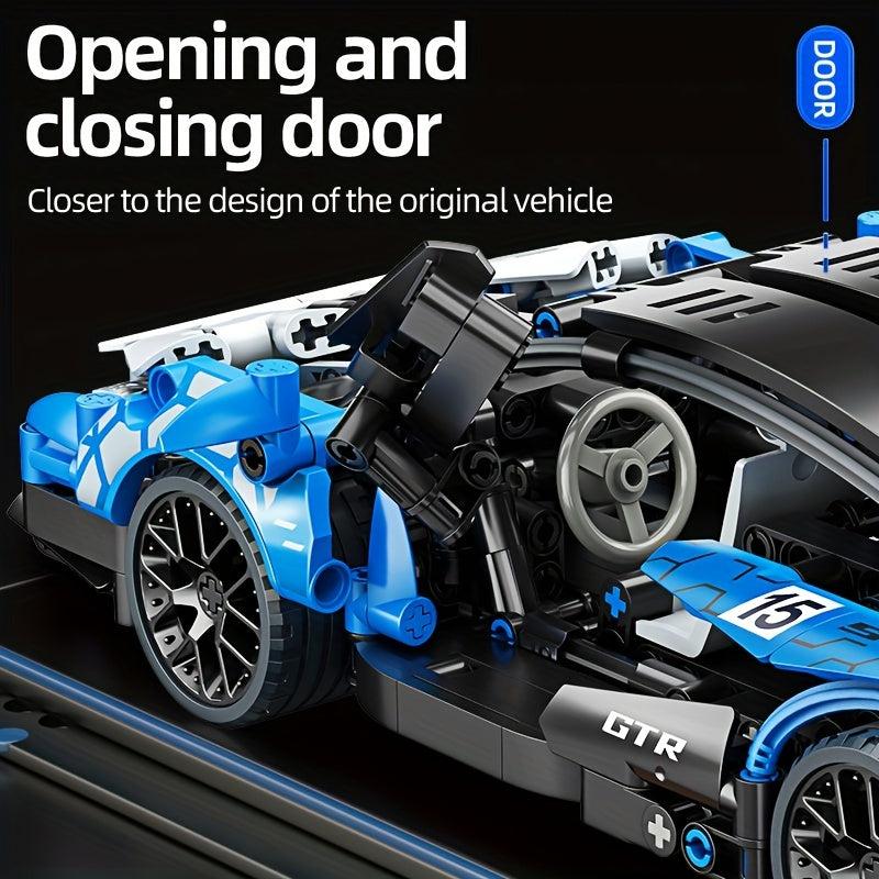 Racing Car Assembly Building Blocks Vehicle Model Bricks Toys