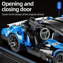 Racing Car Assembly Building Blocks Vehicle Model Bricks Toys
