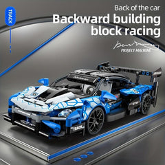 Racing Car Assembly Building Blocks Vehicle Model Bricks Toys
