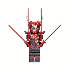 5pcs Mini Characters Building Blocks Action Dolls Educational Toys Gift