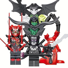 5pcs Mini Characters Building Blocks Action Dolls Educational Toys Gift