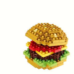Burger & Chip Cake Puzzle Building Block Kids Gift