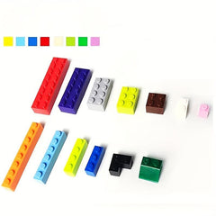 Thick Wall Bricks 2x4 2x3 1x4 Dots Bulk DIY Toy For Kids