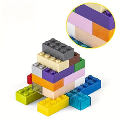 Thick Wall Bricks 2x4 2x3 1x4 Dots Bulk DIY Toy For Kids