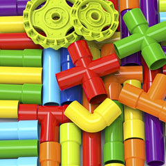 Water Pipe Building Blocks DIY Construction Building Blocks Gift Toys