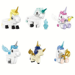 Mini 3D Unicorn Building Block Set DIY Toy Home Decoration
