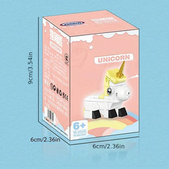 Mini 3D Unicorn Building Block Set DIY Toy Home Decoration