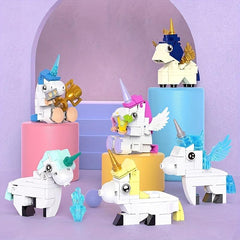 Mini 3D Unicorn Building Block Set DIY Toy Home Decoration