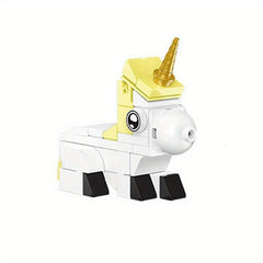 Mini 3D Unicorn Building Block Set DIY Toy Home Decoration