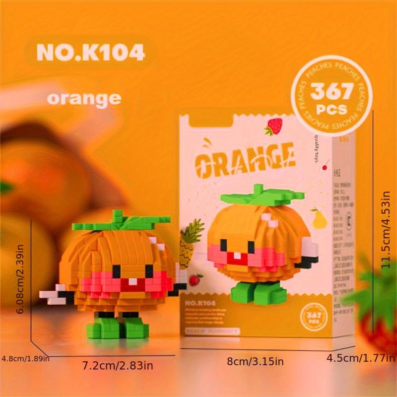 DIY Cartoon Fruit Building Blocks Toy Set - Kids Gift - Decoration