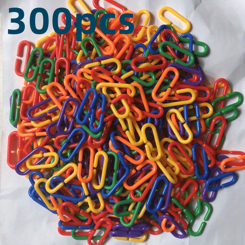 Rainbow C Hook Chain Toy for Kids' Playroom