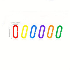Rainbow C Hook Chain Toy for Kids' Playroom