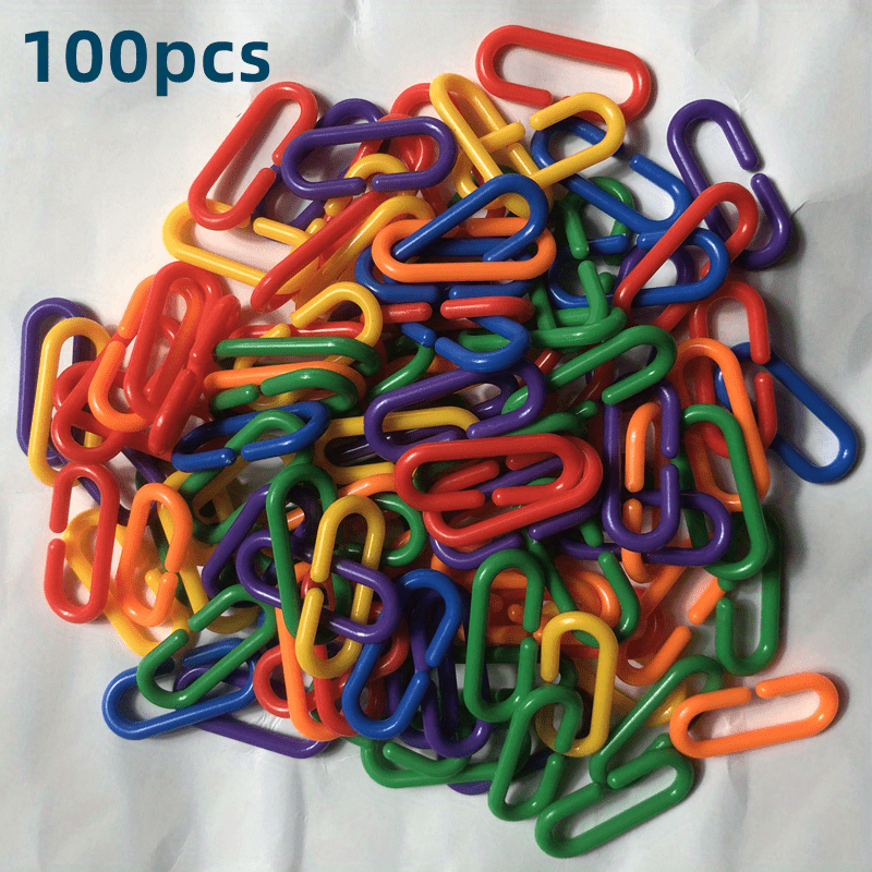 Rainbow C Hook Chain Toy for Kids' Playroom