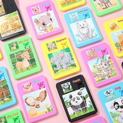 16-Grid Animal Maze Puzzle Kids Educational Gift