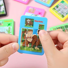 16-Grid Animal Maze Puzzle Kids Educational Gift