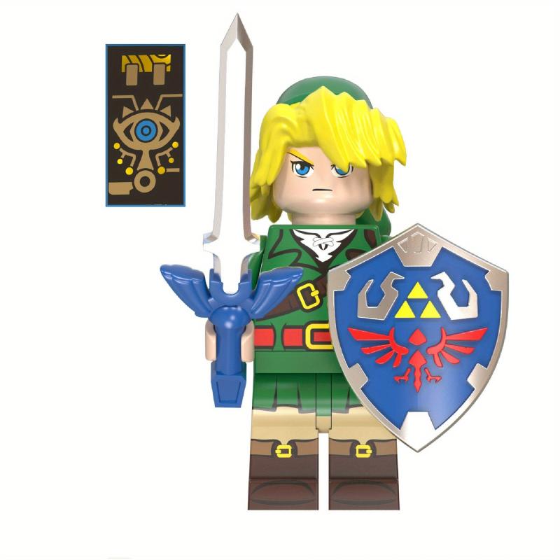 DIY Building Blocks Little Man Action Game for Kids