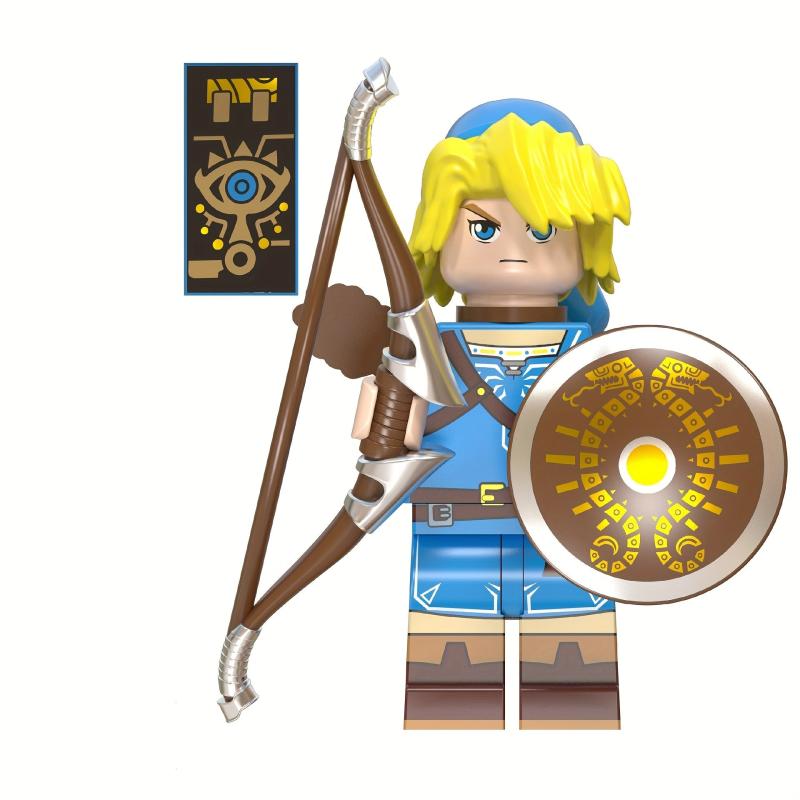 DIY Building Blocks Little Man Action Game for Kids