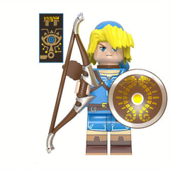 DIY Building Blocks Little Man Action Game for Kids