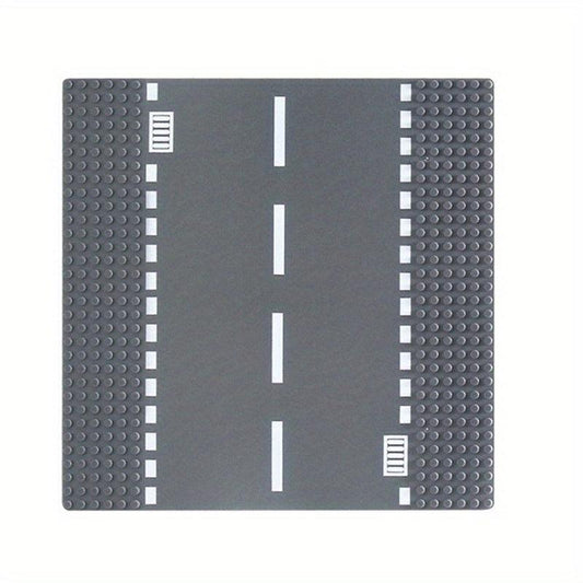 10.04inch Small Particle Road Building Block Base Plate City Street View