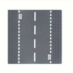 10.04inch Small Particle Road Building Block Base Plate City Street View