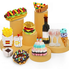 Fast Food 3D Model Building Blocks DIY Puzzle Toy Gift