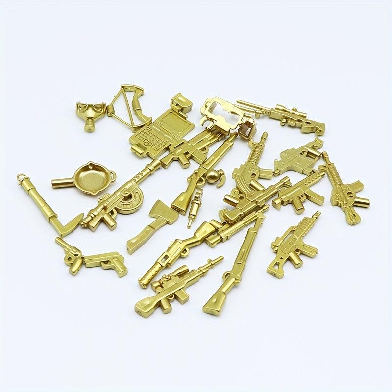 100pcs Military Weapons Building Blocks Parts - Army Accessories Toys
