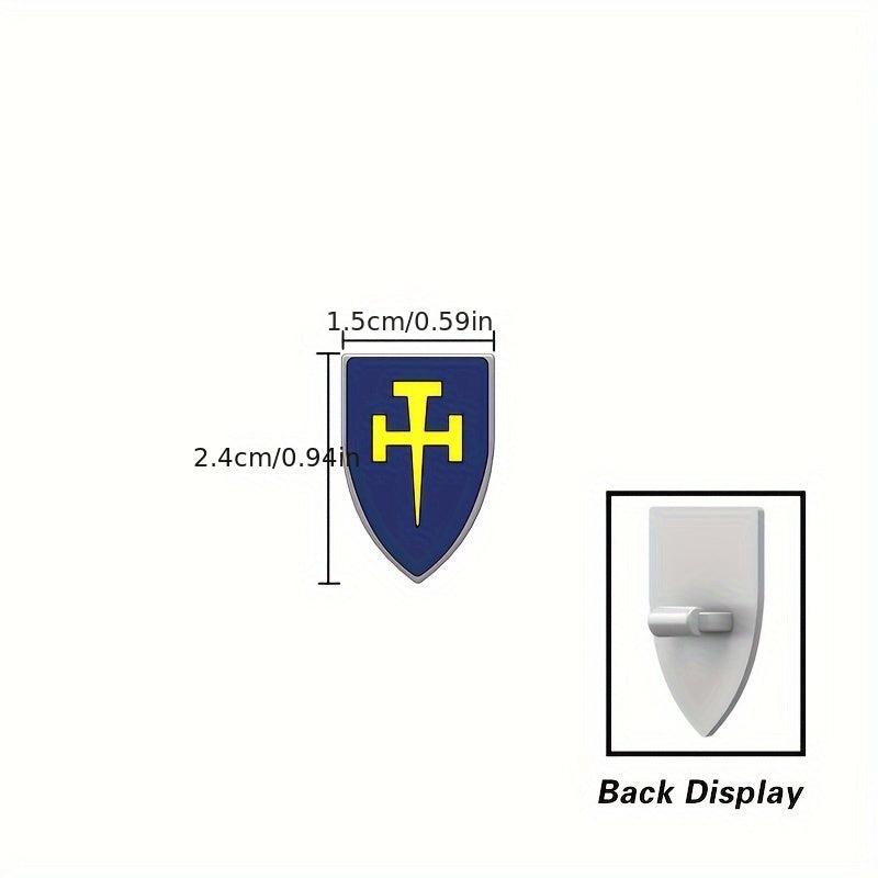 7pcs Ancient Building Block Fingers Accessories Flags Shields Assembly Toys