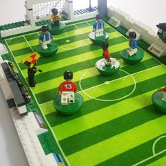 DIY Mini Soccer Players Building Block Football Field Toy Set