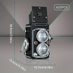 ZHEGAO 622PCS Retro 316F Camera Building Blocks Toy
