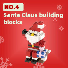 Christmas Building Block Gift Santa Claus Christmas Tree Elk And Boots Set
