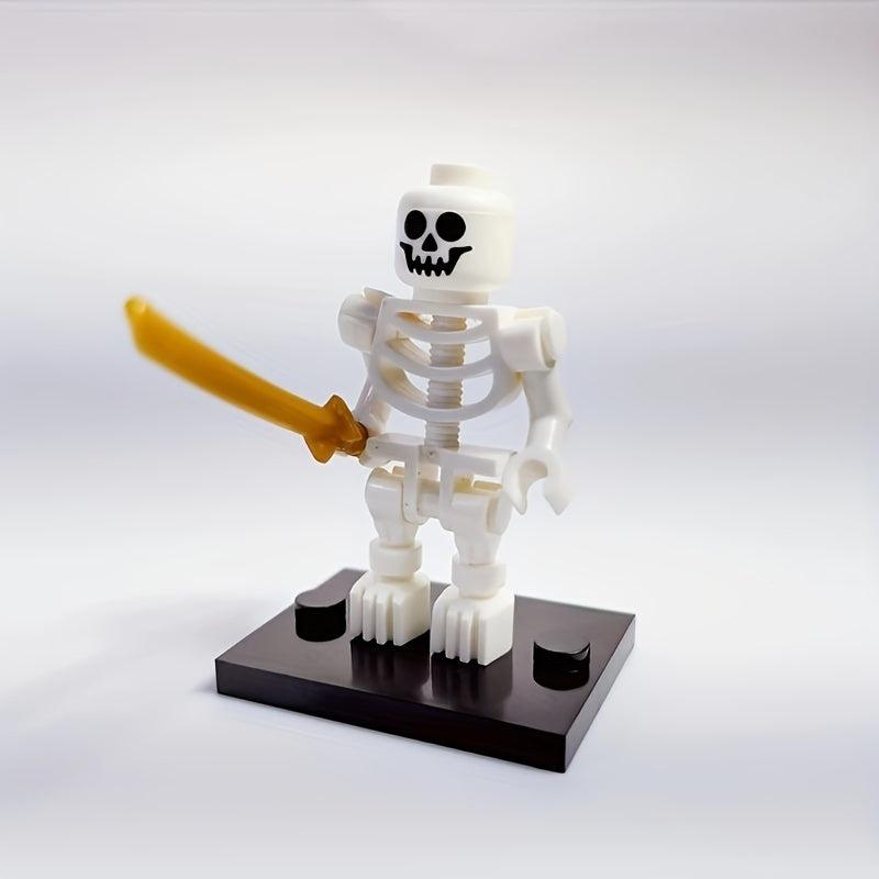Skull Building Blocks Minifigures Construction Model Creative Collection Toy